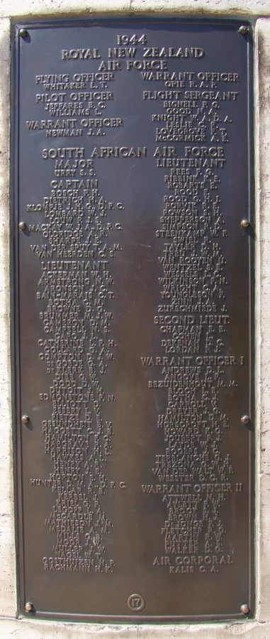 Commonwealth Airmen War Memorial, Floriana, Malta