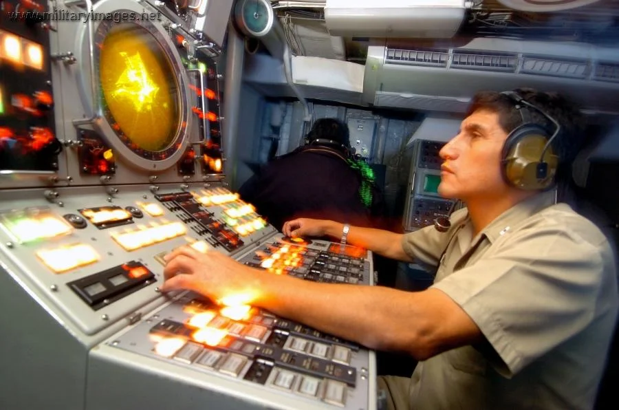 Crew member aboard the Frigate Mariategui (FM-54)