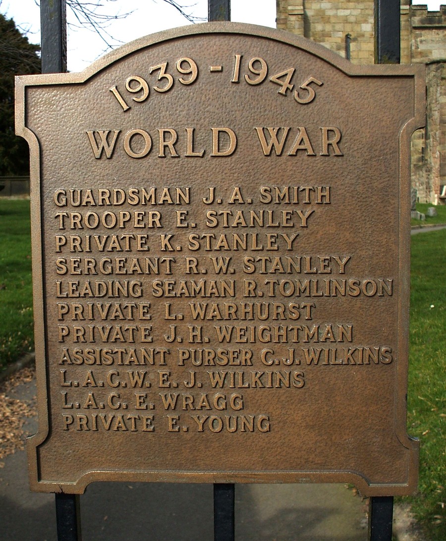 Crich, WW 2, War Memorial Gate