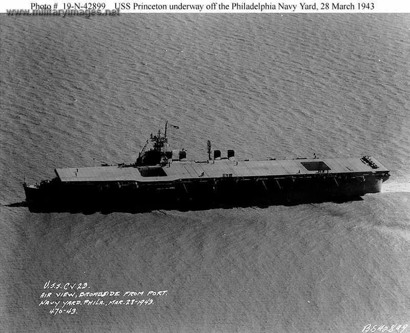 CVL-23 USS Princeton