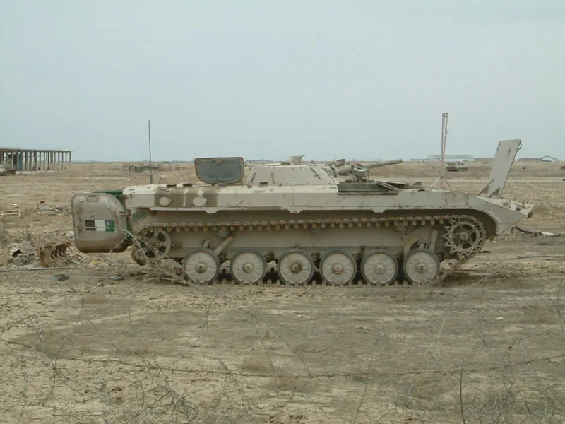 Destroyed BMP 1 Iraq