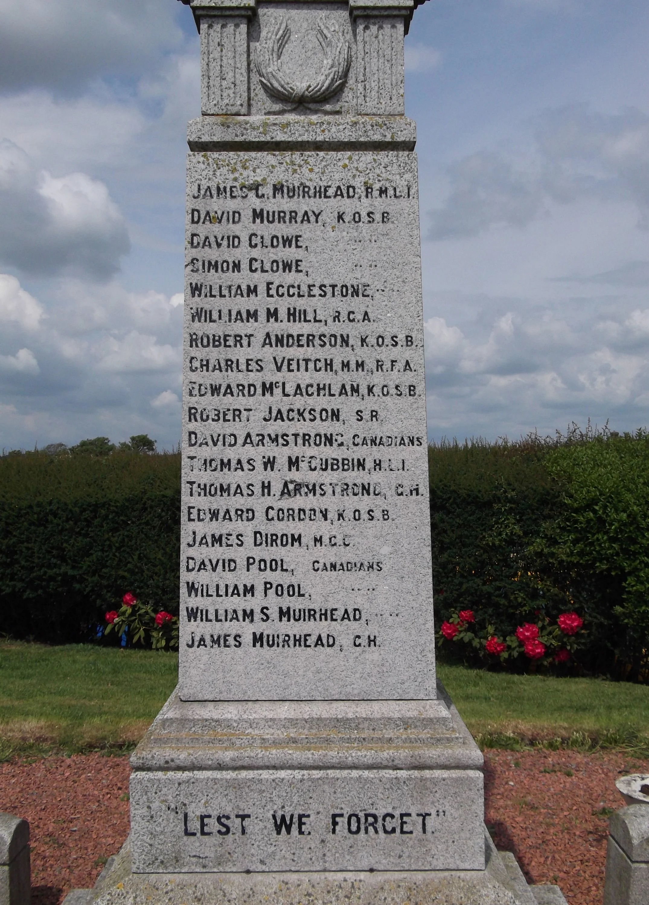 Dornock And Eastriggs War Memorial, Dumfries