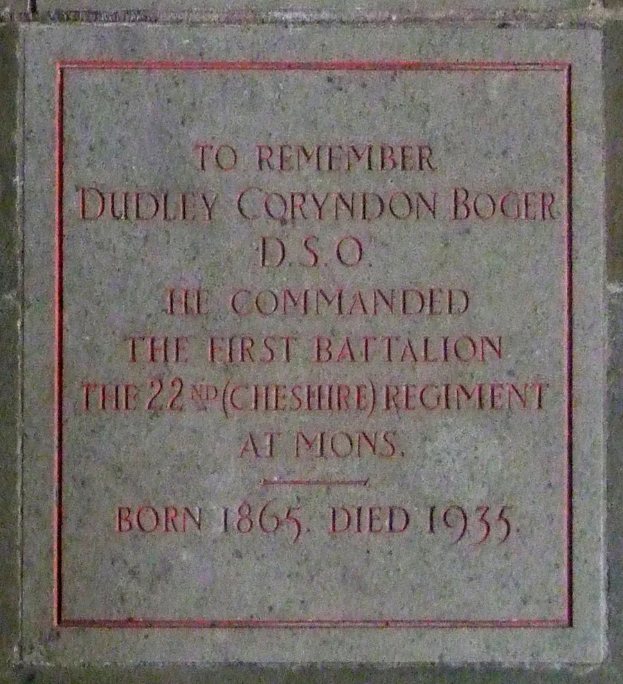 Dudley Coryndon BOGER, D.S.O.