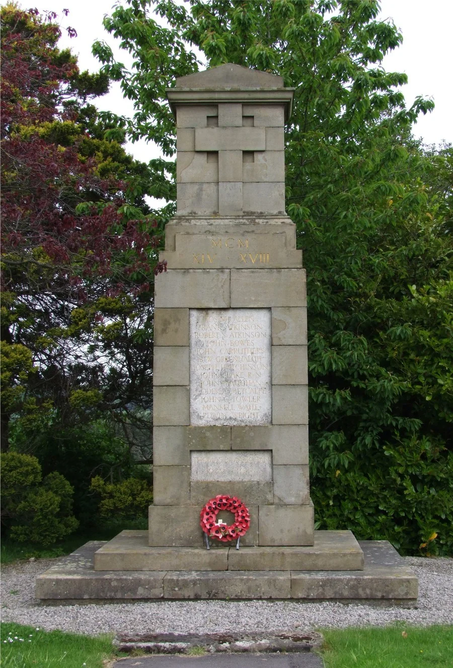 East Witton War Memorial, Yorkshire