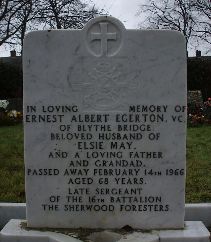 EGERTON, Ernest Albert. V.C.