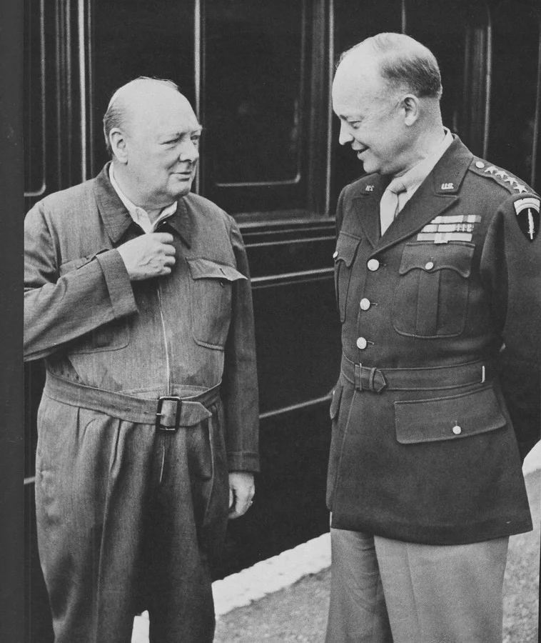 Eisenhower and Churchill | A Military Photo & Video Website