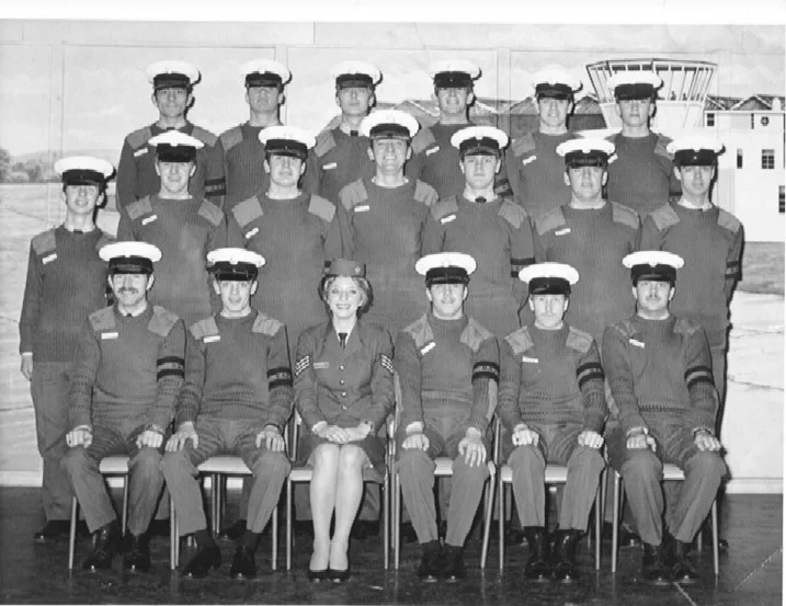 End of Police course 1977