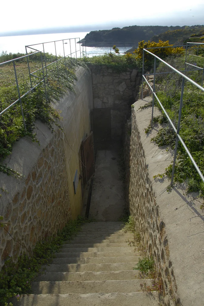 Entrance to Bunker complex looking West