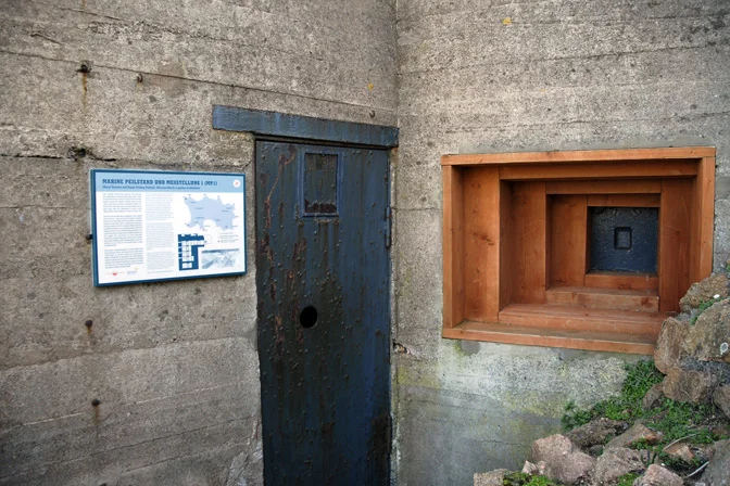 Entrance to Naval Range finding bunker