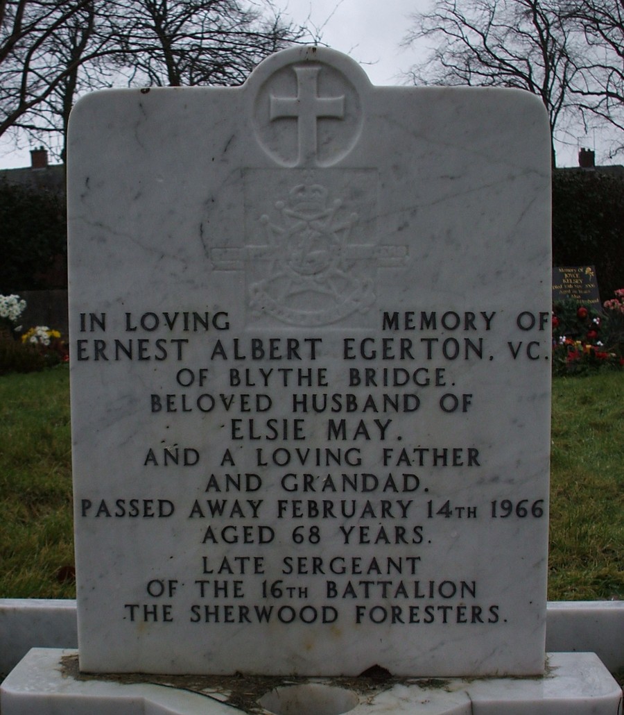 Ernest Albert EGERTON V.C.