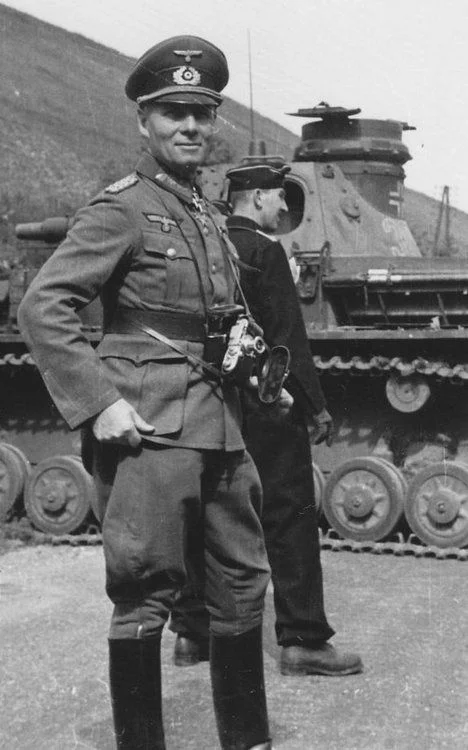 Erwin Rommel and camera