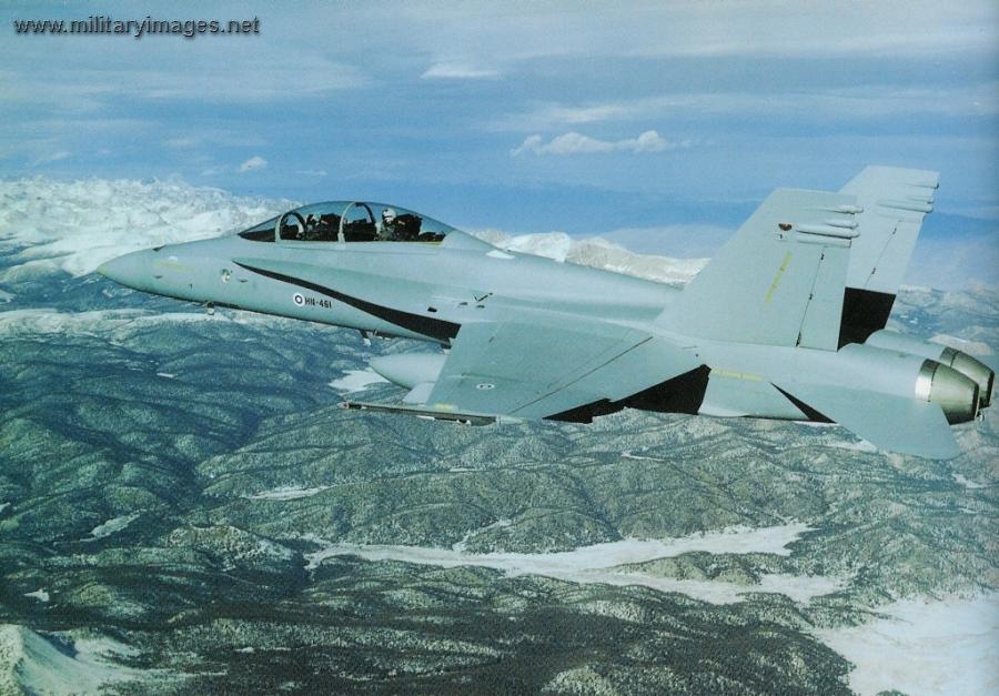 F/A-18D Hornet on a test flight