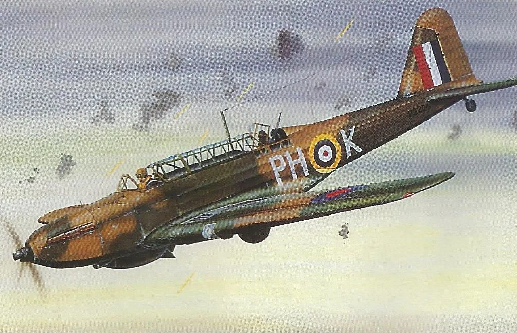 Fairey Battle aircraft art