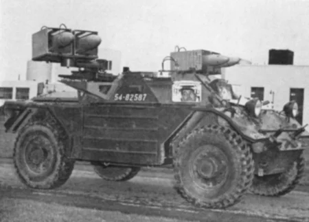 Ferret Scout Car & ENTAC Missile System