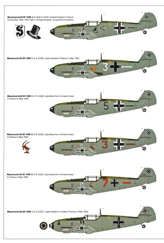 For-aero-modelers-messerschmitt-bf-109-e-camouflage-and-markings-1940-5 ...