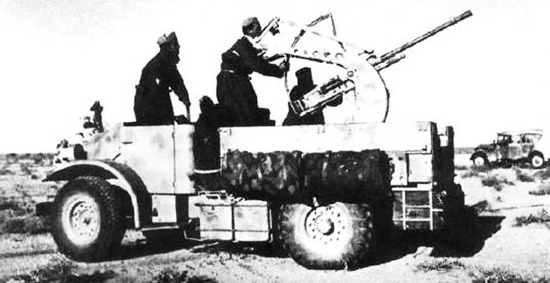 Ford 15cwt captured by the Italians