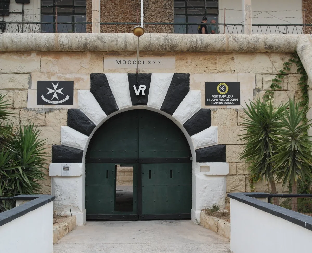 Fort Madalena, Malta. Entrance