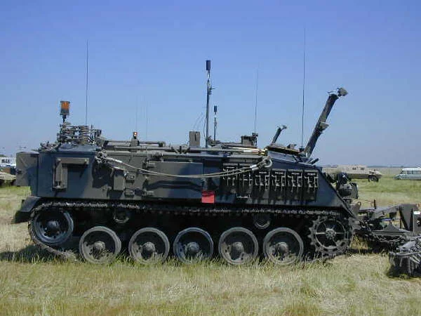 FV432 with mine plough