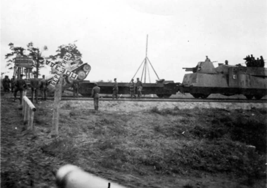 German armored train