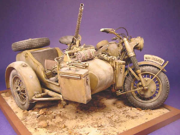 German bmw motorcycle sidecar combo