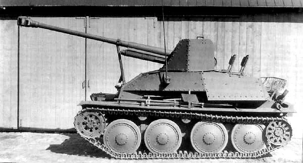 German Marder SP Artillery