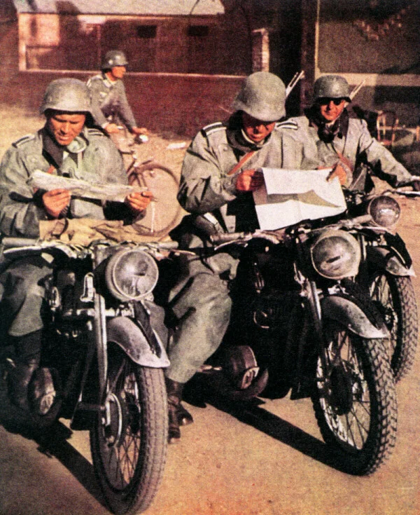 German Motorcycle corps