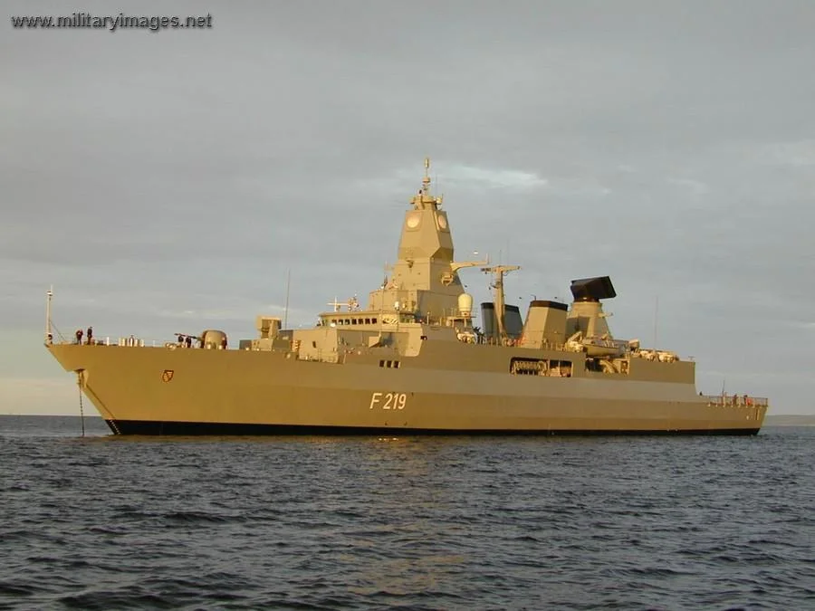 German Navy frigate Sachsen