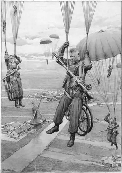 WW2 Paratrooper, paratroopers HD wallpaper