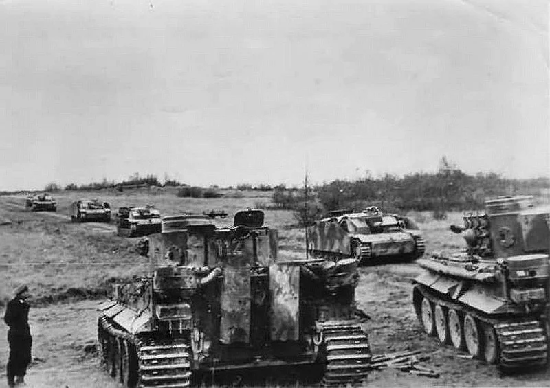 German Tigers and Stugs