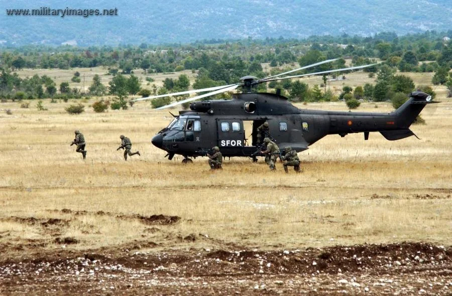 German troops during an operational demonstration