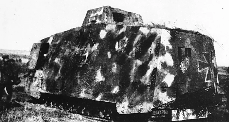 German WW1 A7V tank