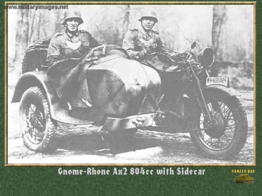 Gnme-Rhne Ax2 804cc w sidecar