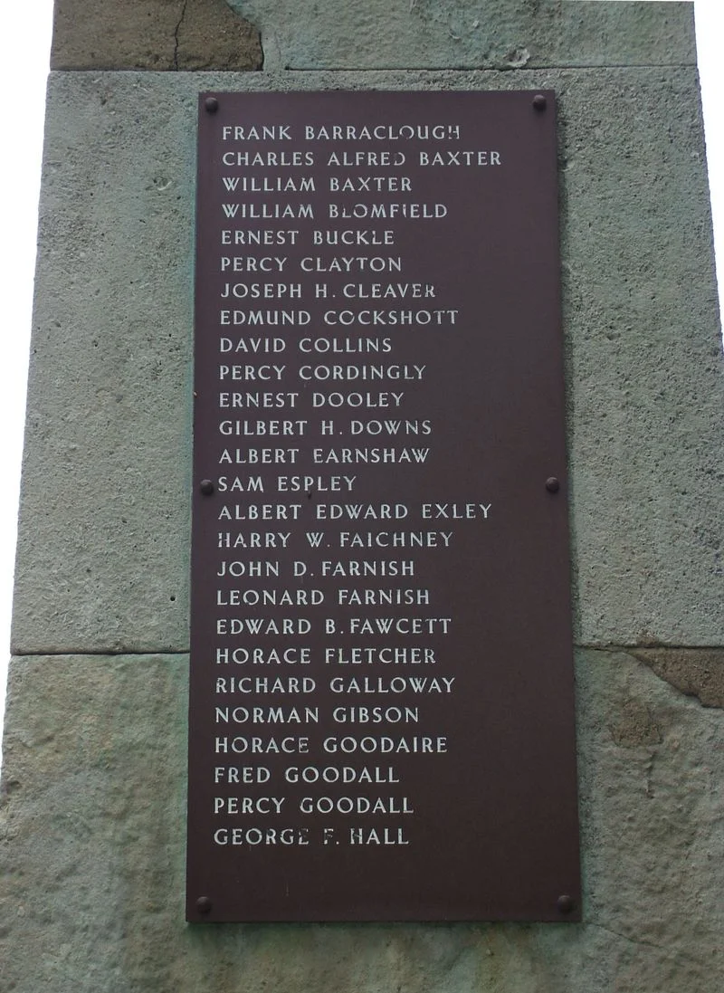 GREENGATES WAR MEMORIAL, YORKSHIRE