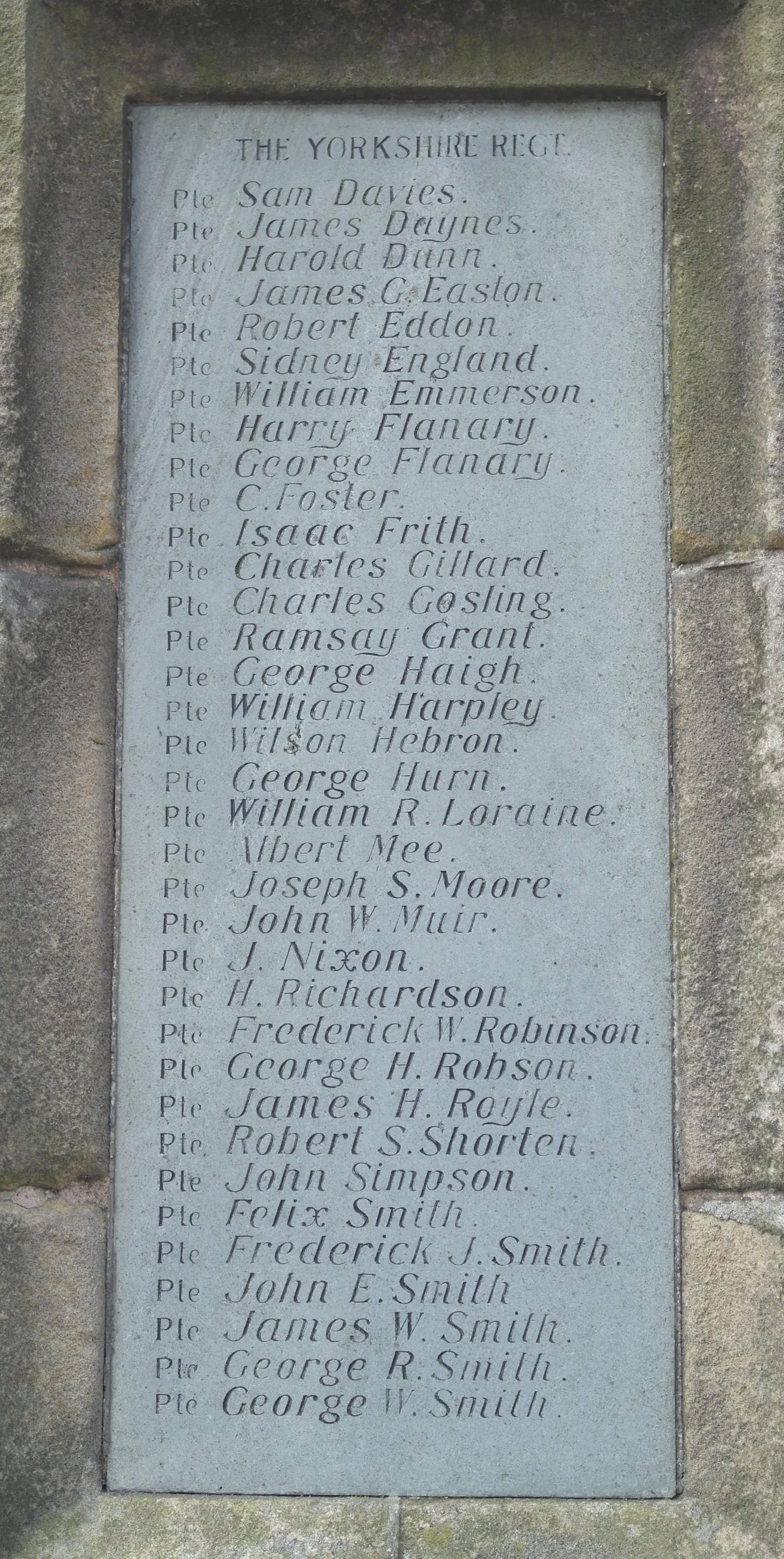 GUISBOROUGH WAR MEMORIAL, YORKSHIRE (3)