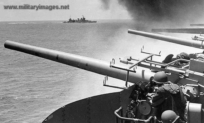 Guns of USS Yorktown CV-5