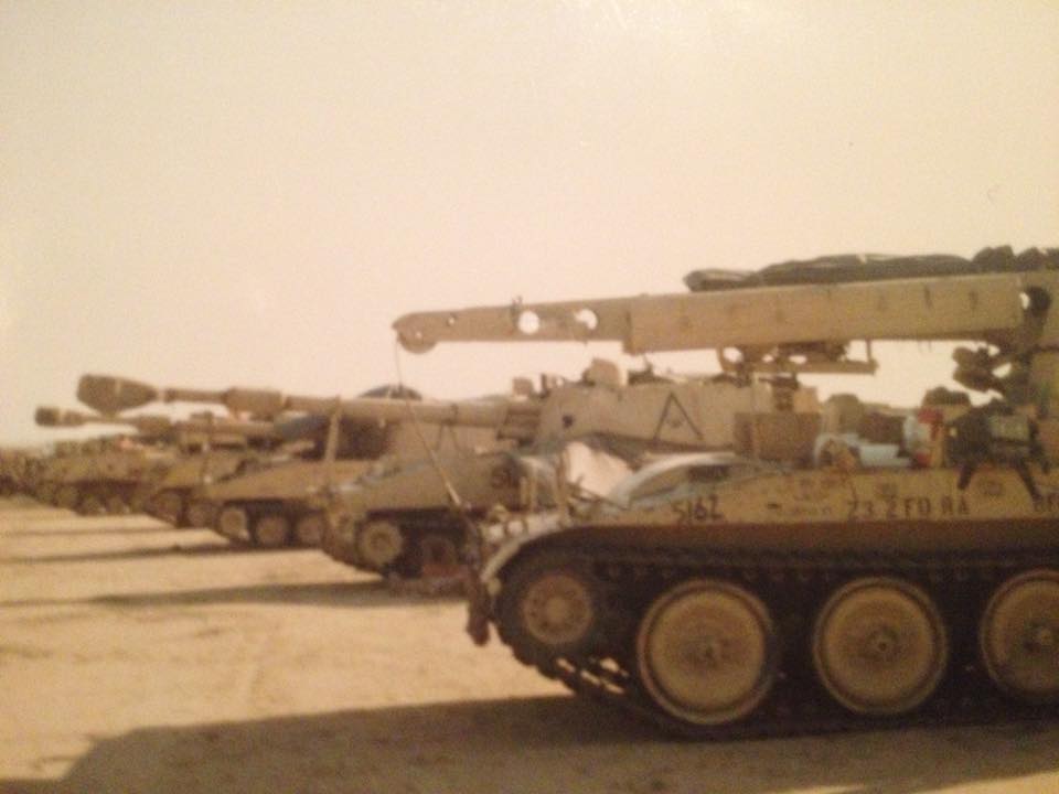 Harbour Area 23 battery 2nd Field Regiment Gulf War