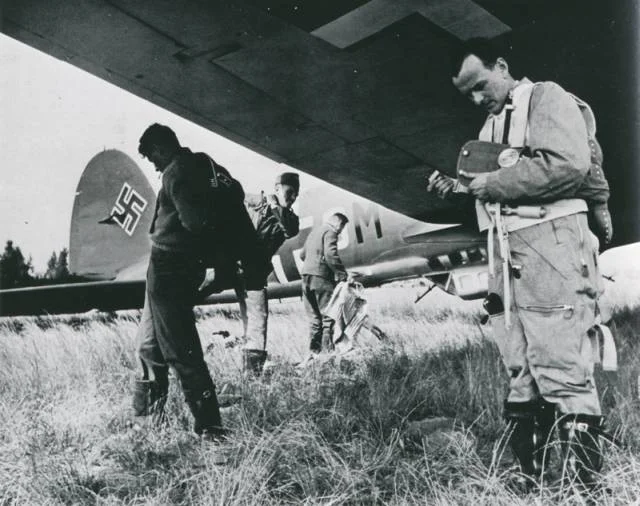 He-111 with crew