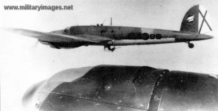 Heinkel He 111B over Spain 1937