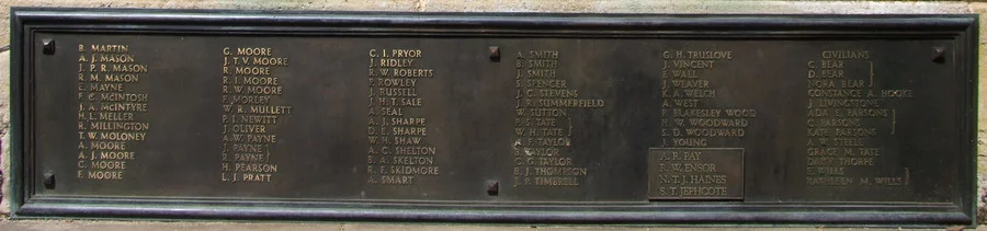 Hinckley War Memorial, Leicestershire