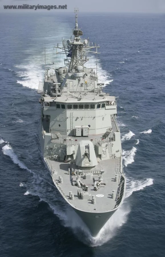 HMAS BALLARAT patrolling in the Middle East