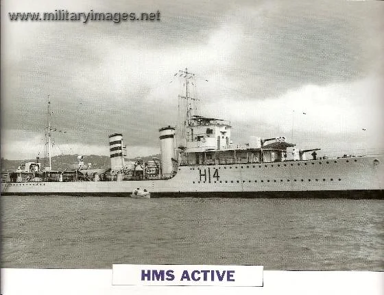 HMS Active Destroyer