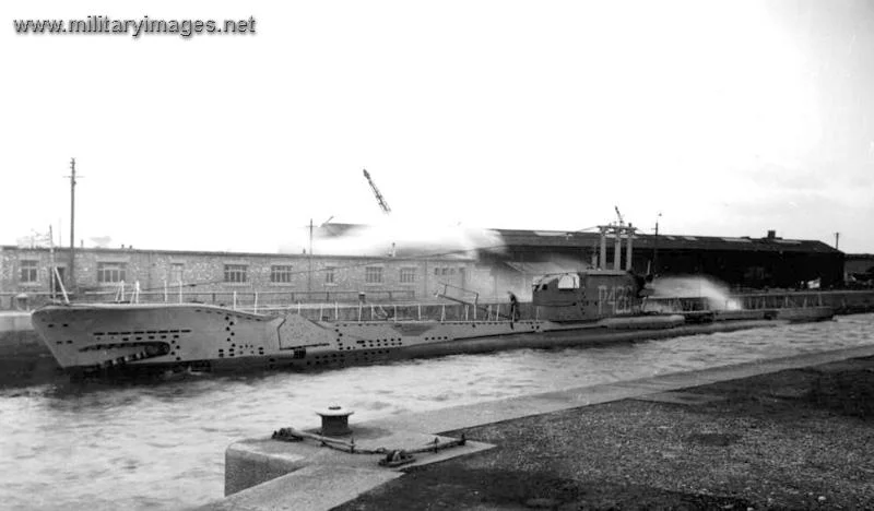 HMS Aurochs in 1947 - A Class Submarine