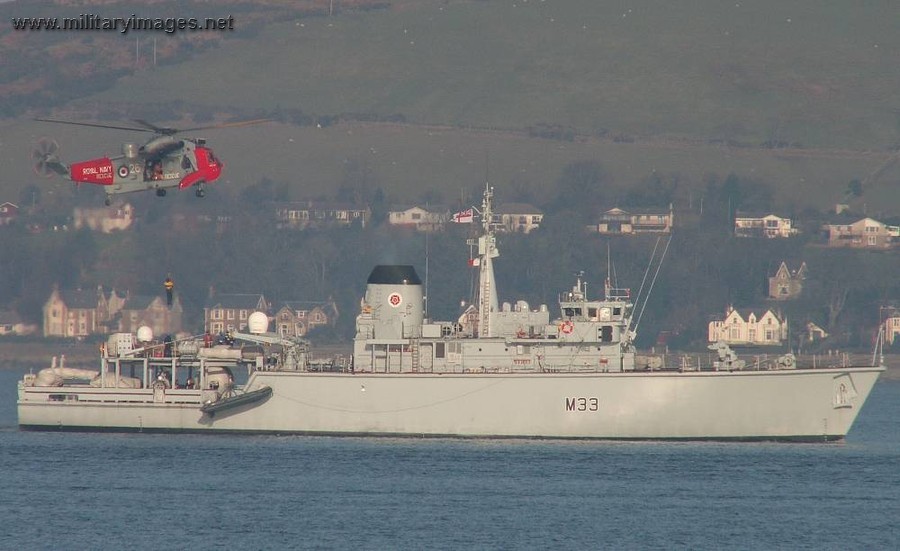 HMS Brocklesby & Sea King