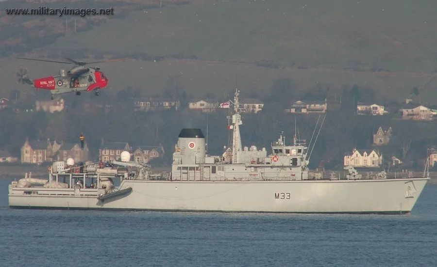 HMS Brocklesby & Sea King