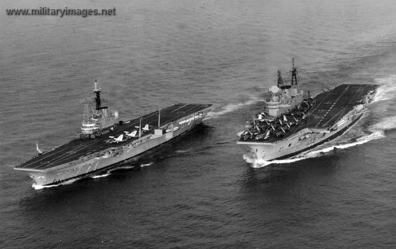 HMS Eagle and HMS Centaur