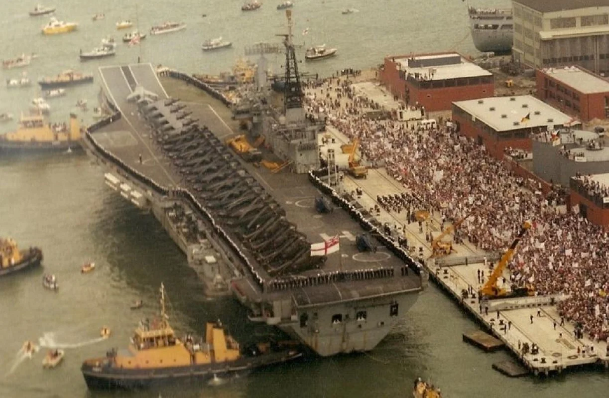 Hms Hermes 1982 Return From Falklands