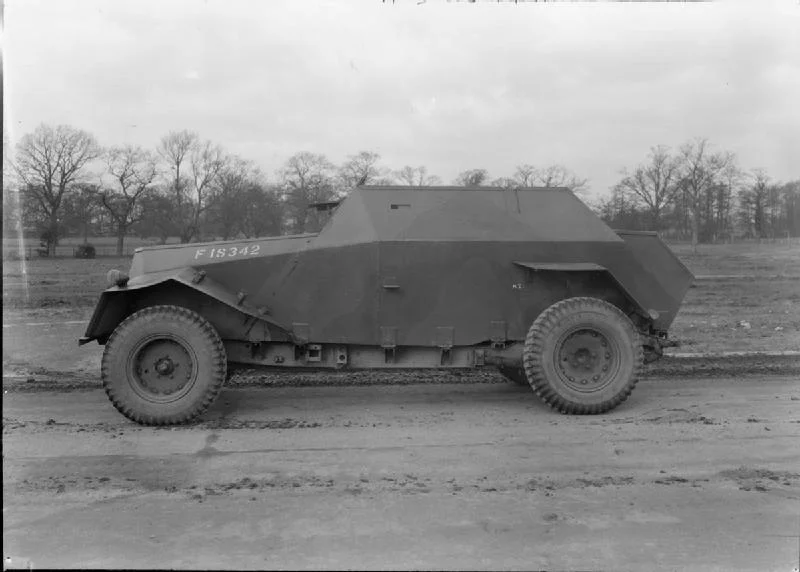 Humber light armoured car.