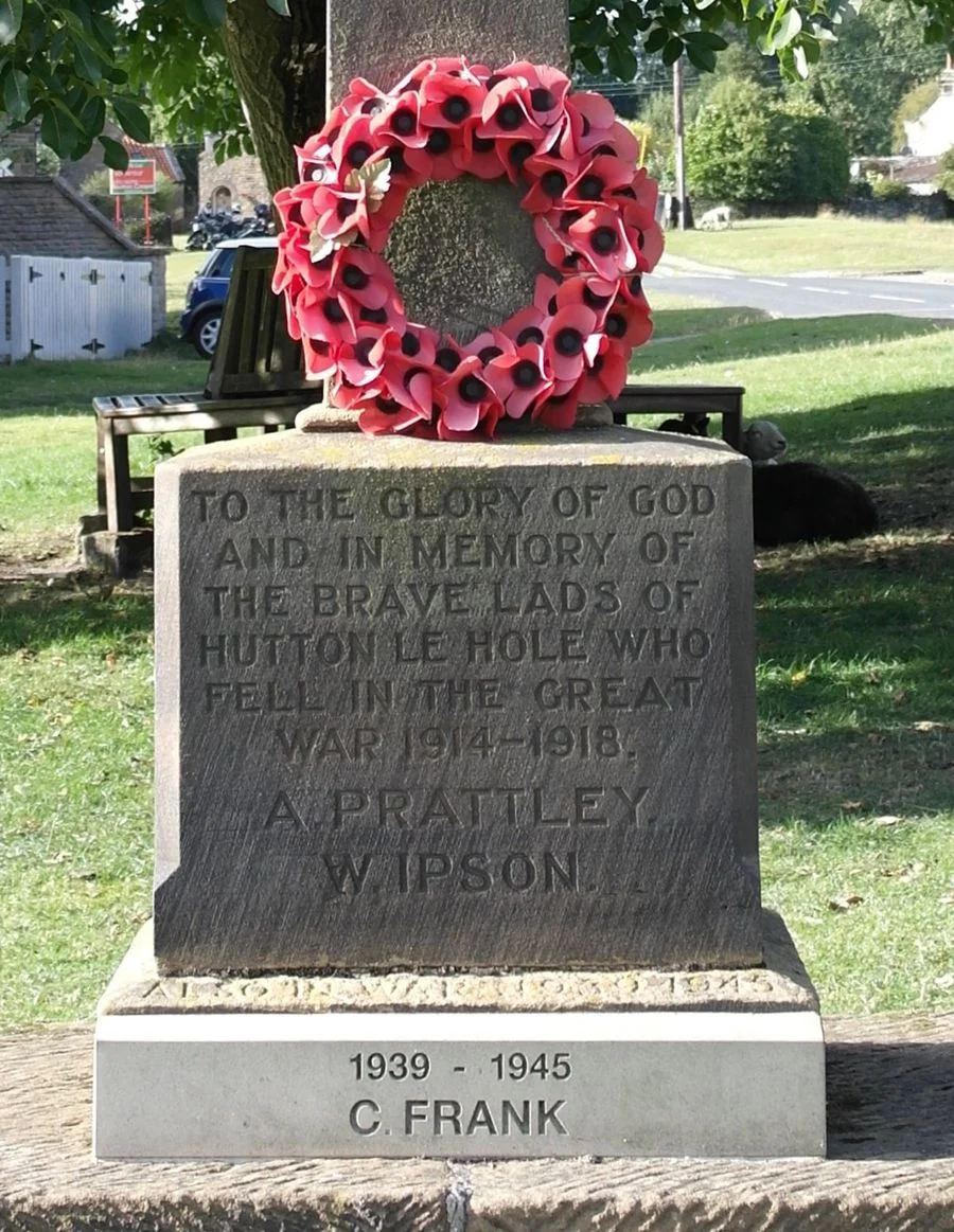 Hutton-le-Hole War Memorial Yorkshire