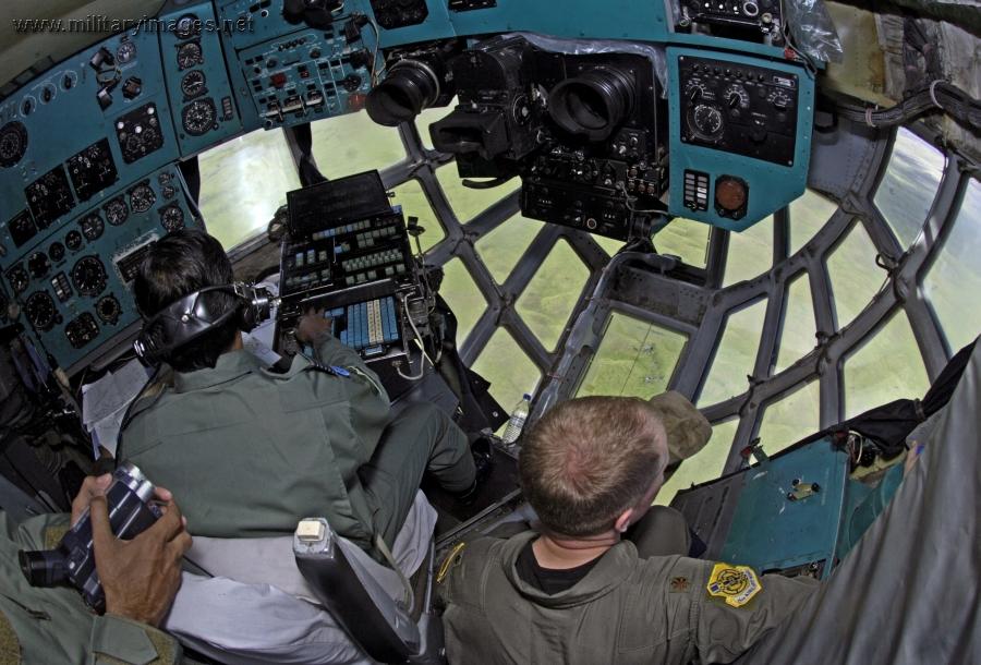 In the cockpit of an Indian IL-76