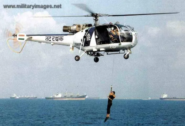 Indian Coast Guard - HAL CHETAK (ALOUETTE III)